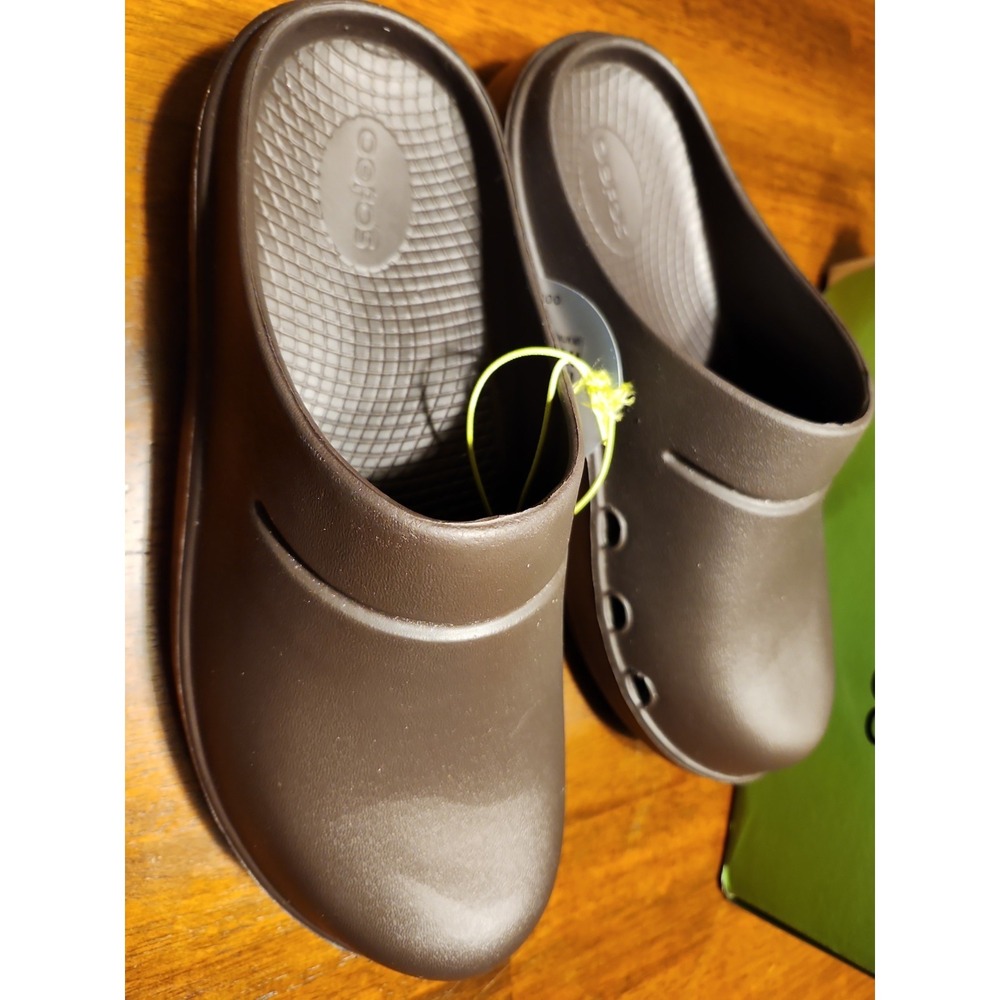 OOFOS OOCLOOG Unisex Recover Clog MOCHA. New In Box. Mens 8, Womens 10 - Picture 2 of 8